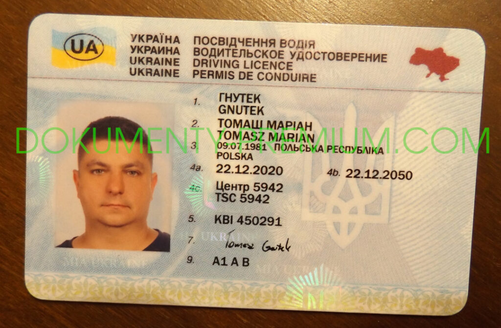 prawo jazdy kolekcjonerskie ukraińskie